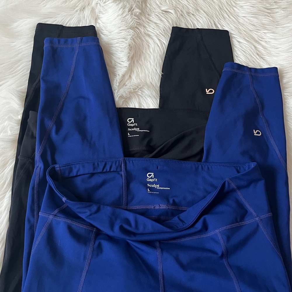 GapFit Sculpt leggings L (2 pair) - Picture 2 of 4